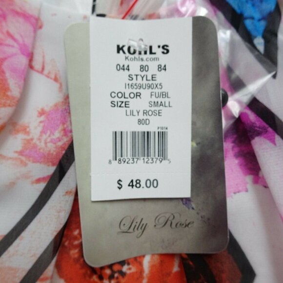 NWT LILY ROSE Dress Maxi Halter Long Floral Belted S - Picture 10 of 12